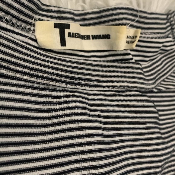 Alexander Wang Pocket Jersey Stripe Long Sleeve - Picture 2 of 3